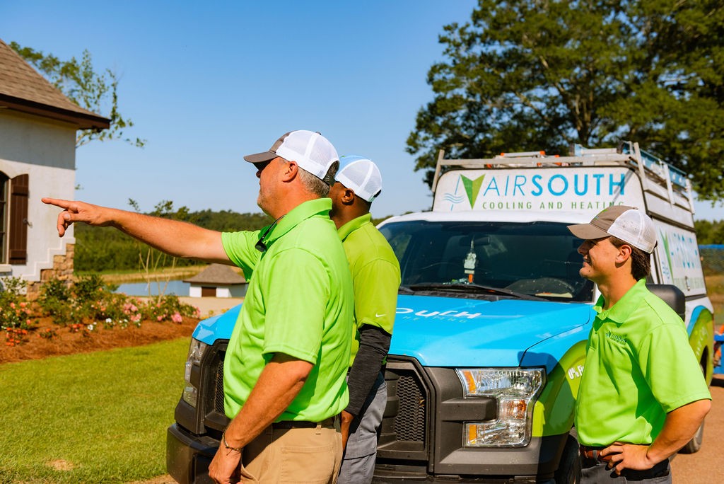 AirSouth Technicians at Job Site