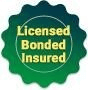 Licensed, Bonded, Insured